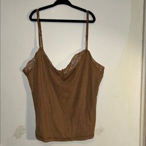 Abercrombie & Fitch Lace Trim Cami Top